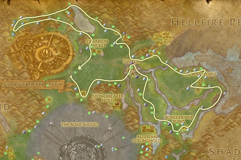 Fel Iron Ore Farming Routes Guide Wow Professions