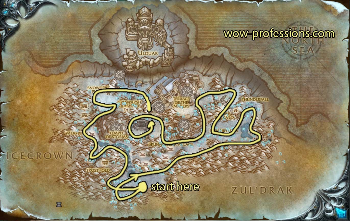 Howling Fjord map