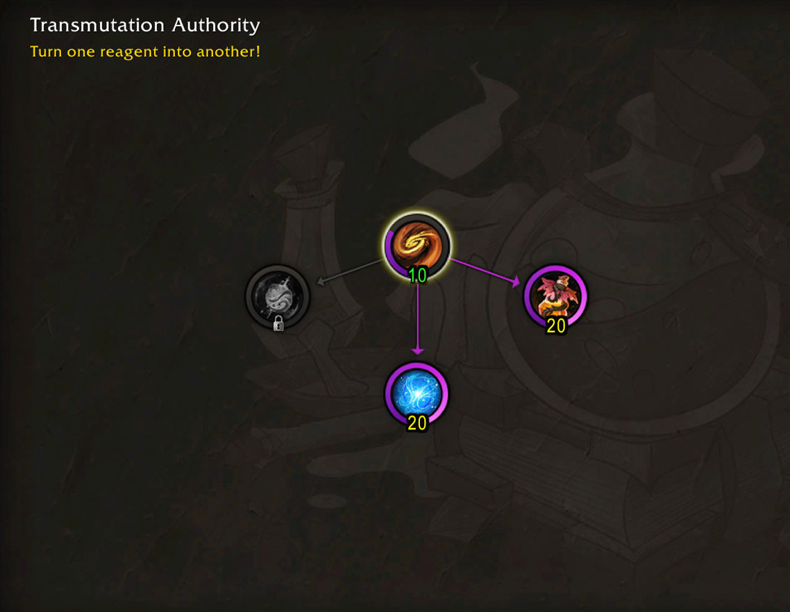 Transmute CD Reduction specialization tree