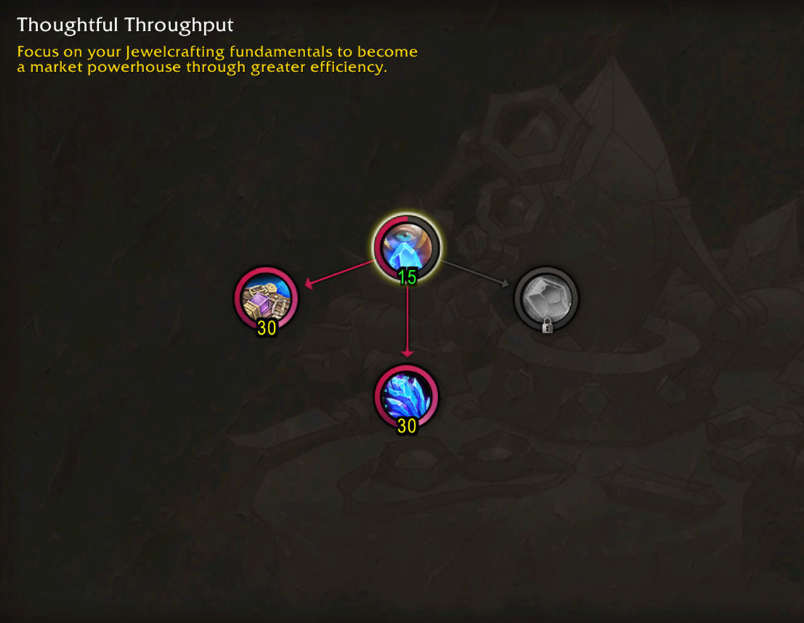 Jewelcrafting Skilled Savings Resourcefulness tree for gems